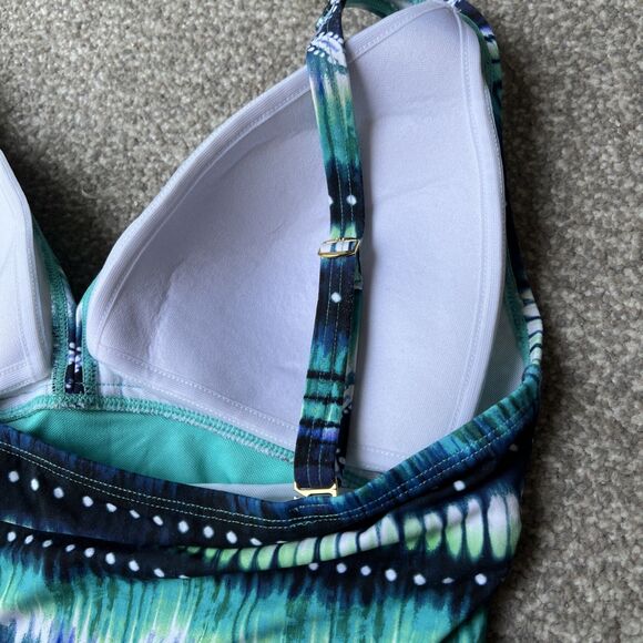 NWT Bleu Rod Beattie Womens Sun, Sea & Sand Tankini Top Sz 6 Medium Swim - Picture 8 of 10